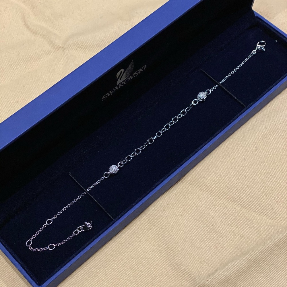 Swarovski Charmed Rhodium Bracelet